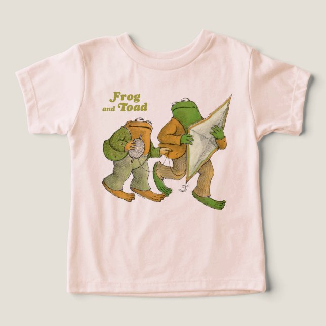 Frog and Toad Fly a Kite Toddler T-shirt (Design Front)
