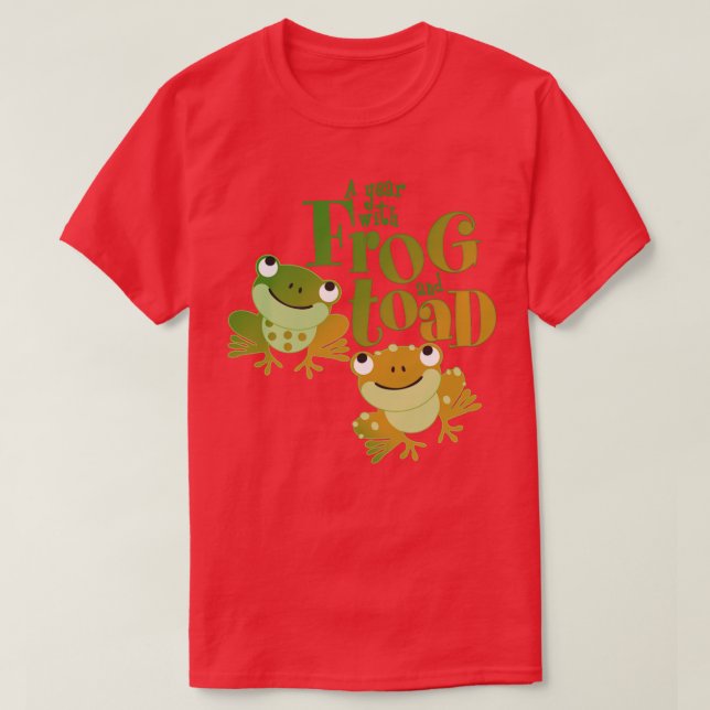 Frog and Toad T-Shirt (Design Front)