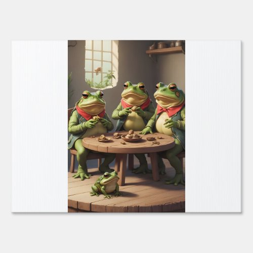 Frog and Toad We should stop eating Sign