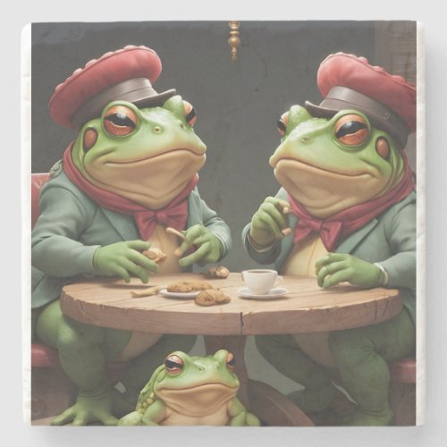 Frog and Toad We should stop eating Stone Coaster