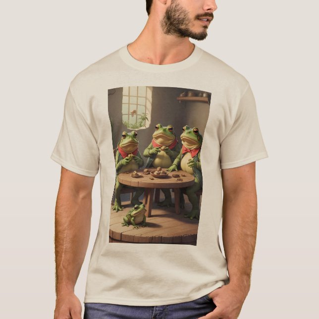 Frog and Toad: We should stop eating... T-Shirt (Front)