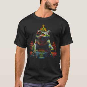 Frog art animal lover architecture animals frog T-Shirt