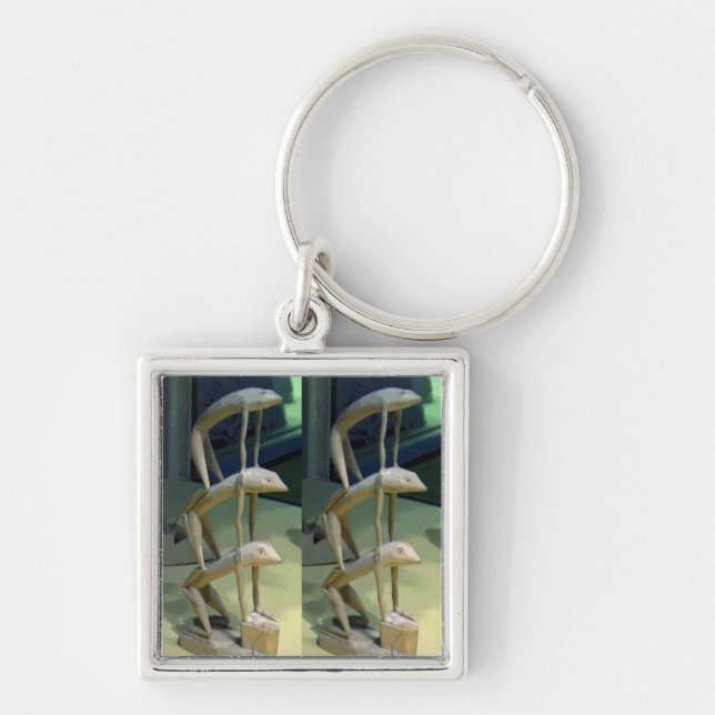 Frog Art CB Keychain (Front)