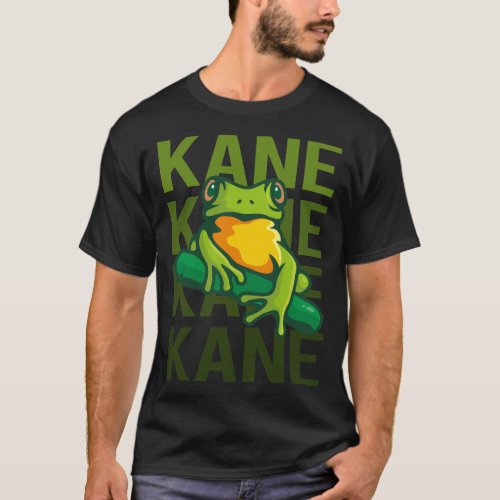 Frog Art _ Kane Name T_Shirt