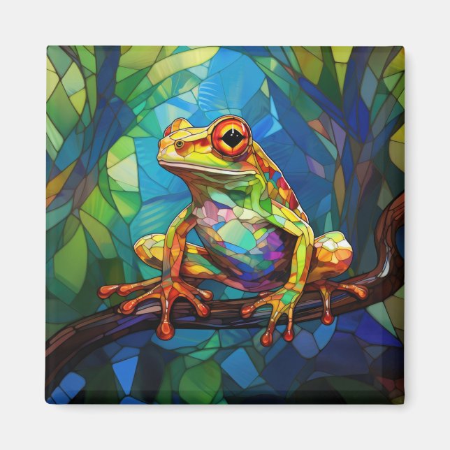 Frog Art Magnet (Front)