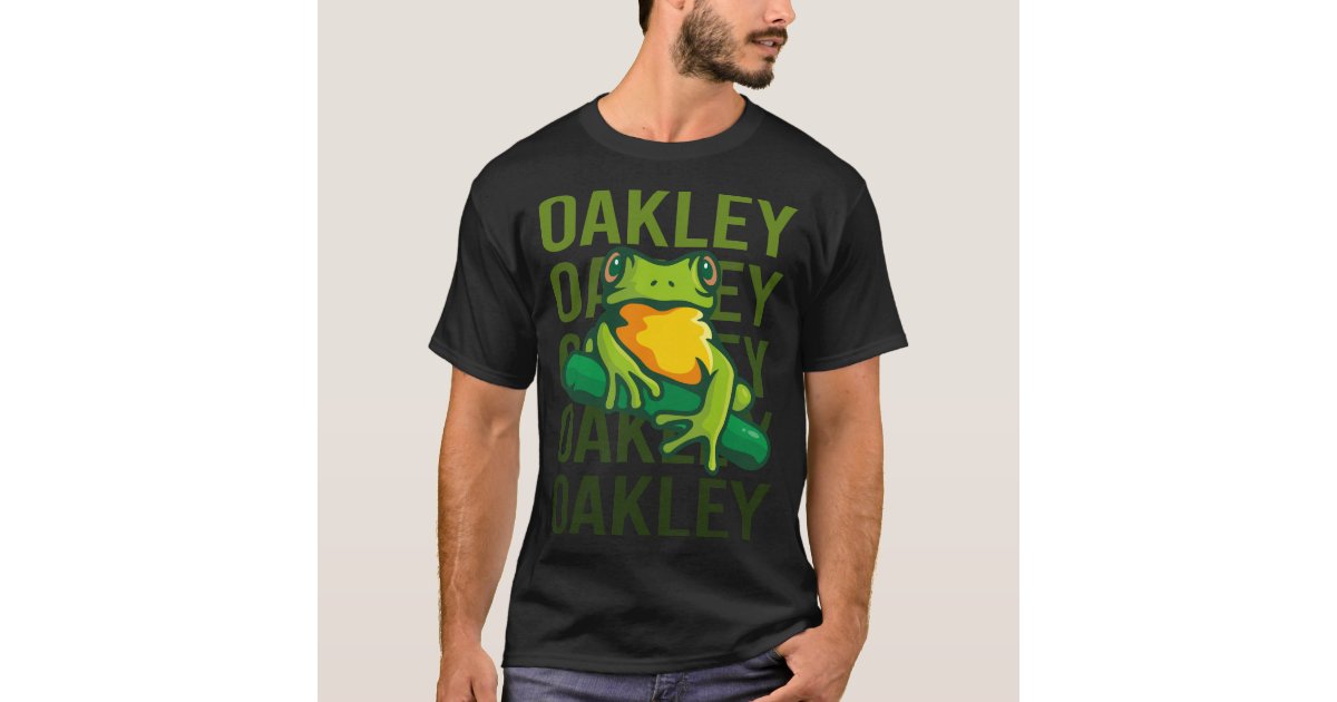 OAKLEY Performance Shirt 'RETRO FROG' in Black