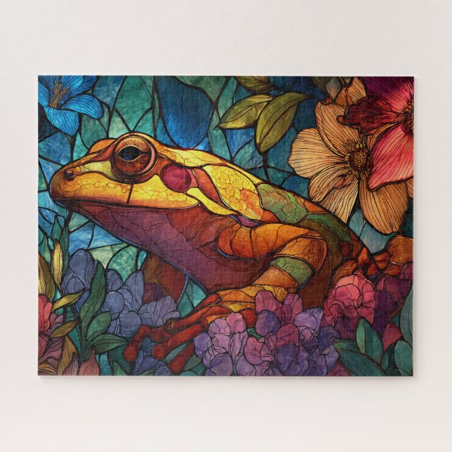 Frog Art Puzzle (Horizontal)