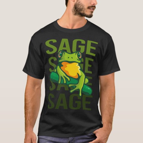 Frog Art _ Sage Name T_Shirt