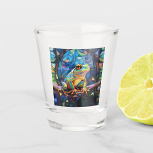 Frog Art Shot Glass