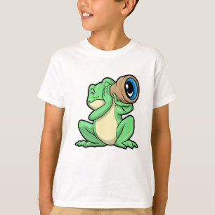 Frog as Astronomy with Telescope T-Shirt