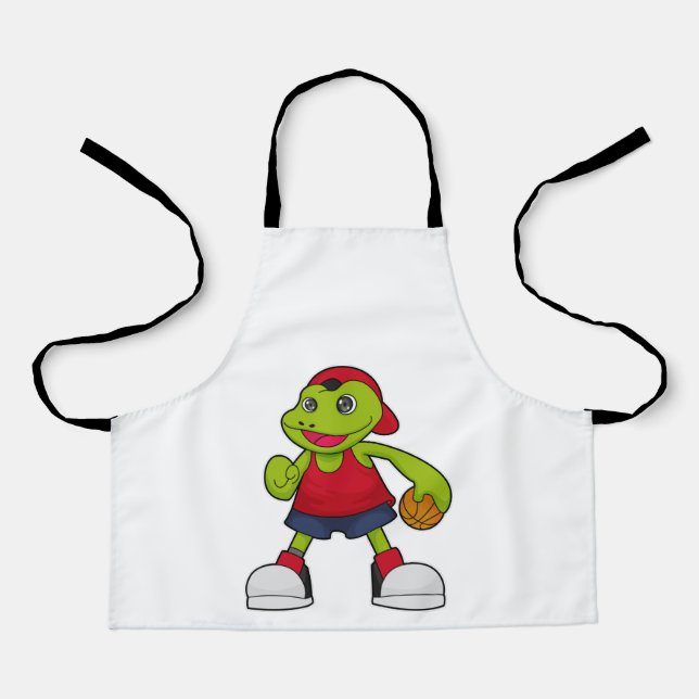 Frog as Basketball player with Basketball Apron (Front)