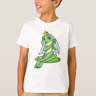 Frog as Bride at Wedding with Crown T-Shirt