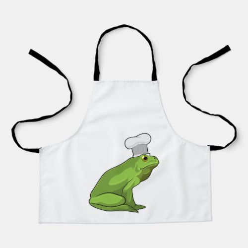 Frog as Cook with Chef hat Apron