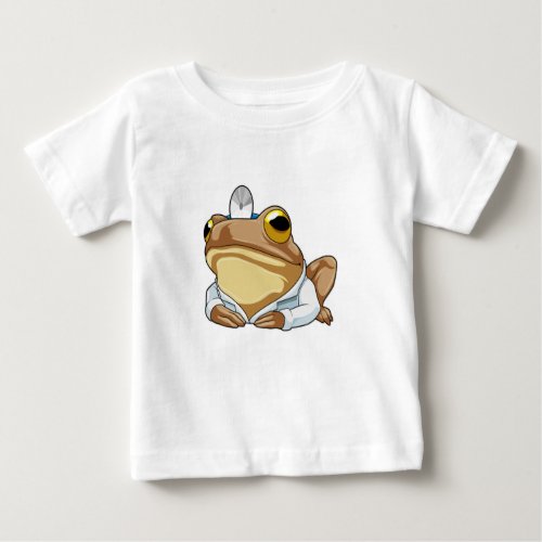 Frog as Doctor with Doctors coat Baby T_Shirt