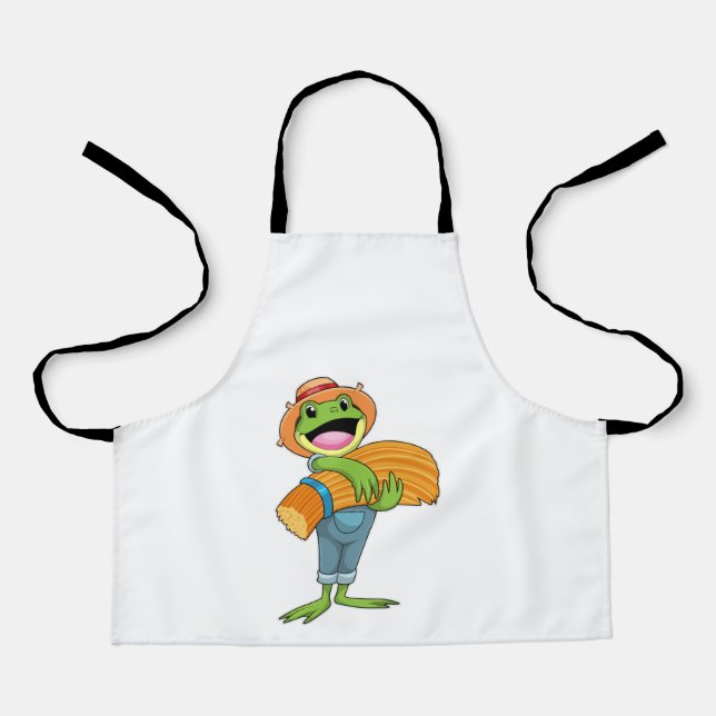 Frog as Farmer with Straw Apron (Front)
