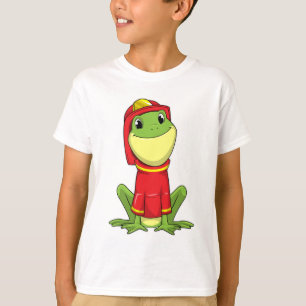 Frog as Firefighter with Helmet T-Shirt