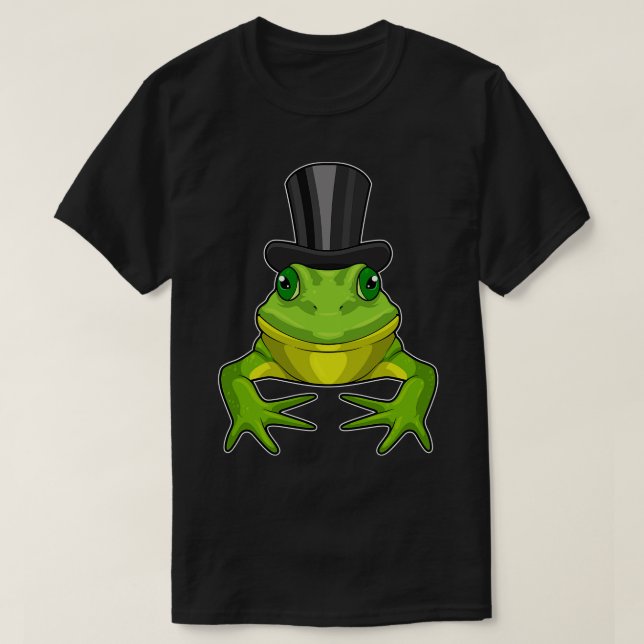Frog As Gentleman With Top Hat  (Design Front)