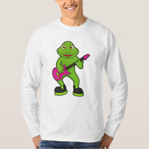 Frog as Musician with Guitar T-Shirt
