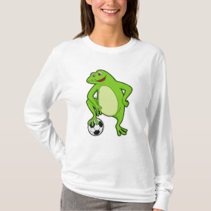 Frog as Soccer player with Soccer ball T-Shirt