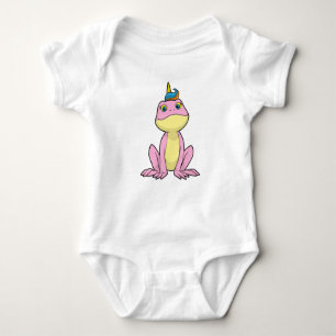 Frog as Unicorn Baby Bodysuit