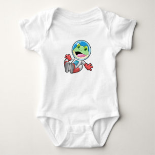 Frog Astronaut Costume Space Baby Bodysuit