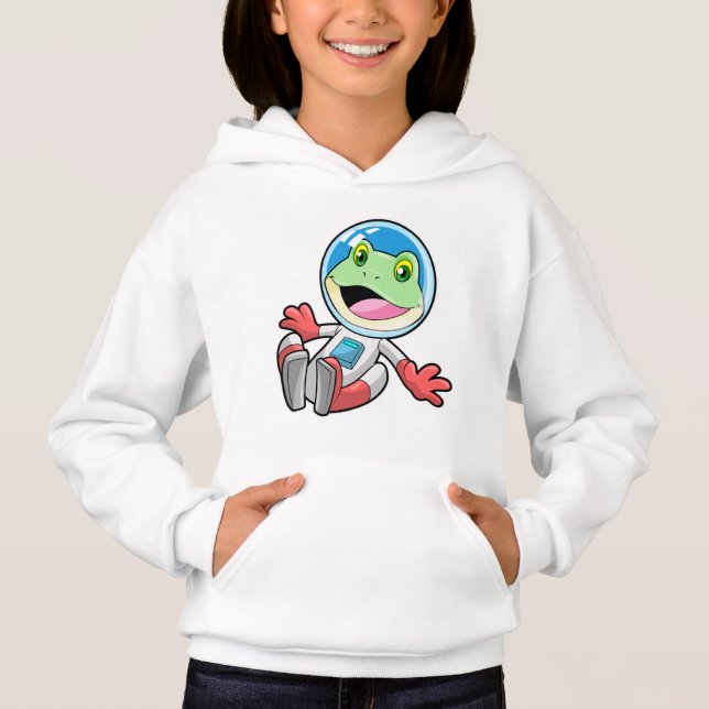 Frog Astronaut Costume Space Hoodie (Front)