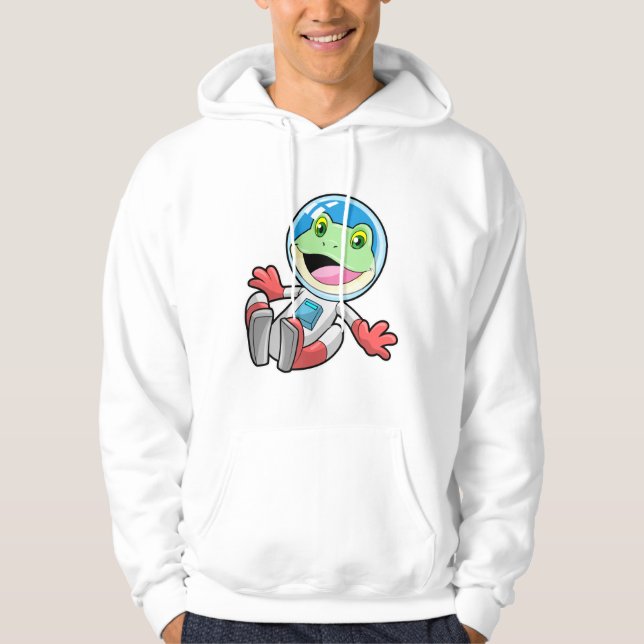 Frog Astronaut Costume Space Hoodie (Front)