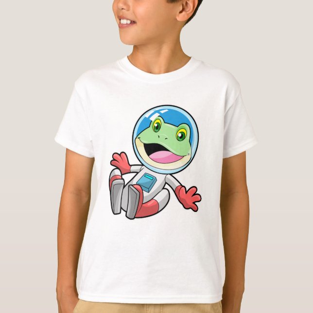 Frog Astronaut Costume Space T-Shirt (Front)
