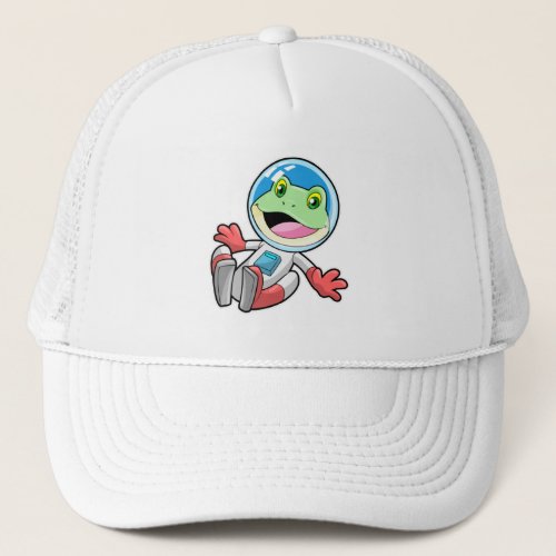 Frog Astronaut Costume Space Trucker Hat