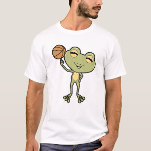 Frog at Basketball Sports T-Shirt