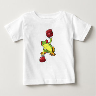 Frog at Boxing with Boxing gloves Baby T-Shirt