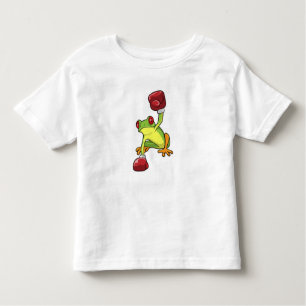 Frog at Boxing with Boxing gloves Toddler T-shirt