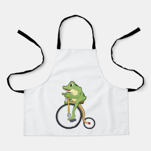 Frog at Circus with Bicycle.PNG Apron
