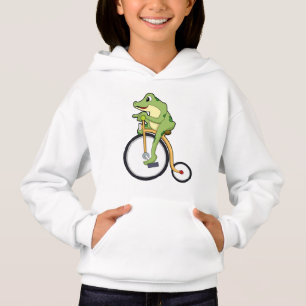 Frog at Circus with Bicycle.PNG Hoodie