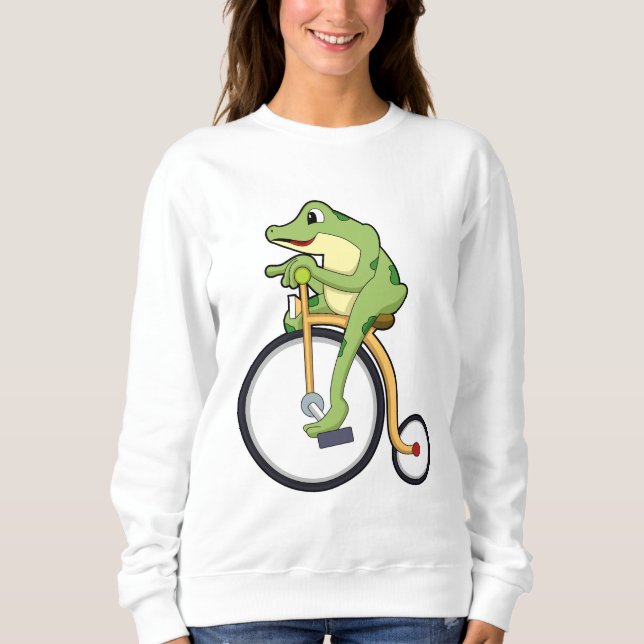Frog at Circus with Bicycle.PNG Sweatshirt (Front)