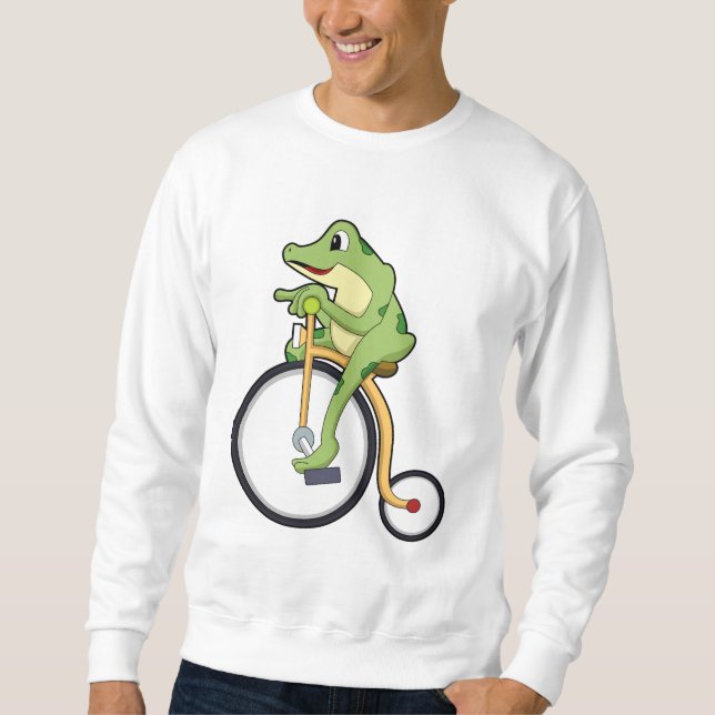 Frog at Circus with Bicycle.PNG Sweatshirt (Front)