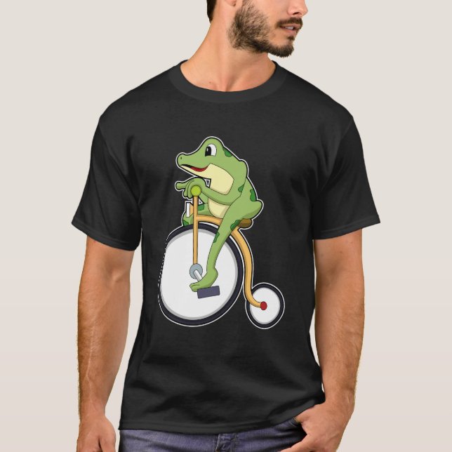 Frog at Circus with Bicycle.PNG T-Shirt (Front)