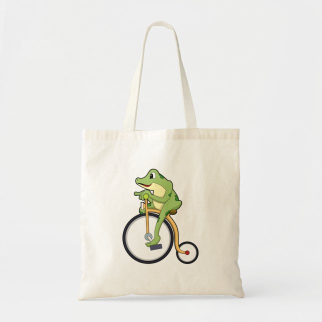Frog at Circus with Bicycle.PNG Tote Bag (Front)
