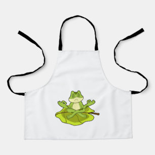 Frog at Meditate Apron