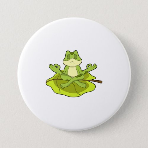 Frog at Meditate Button