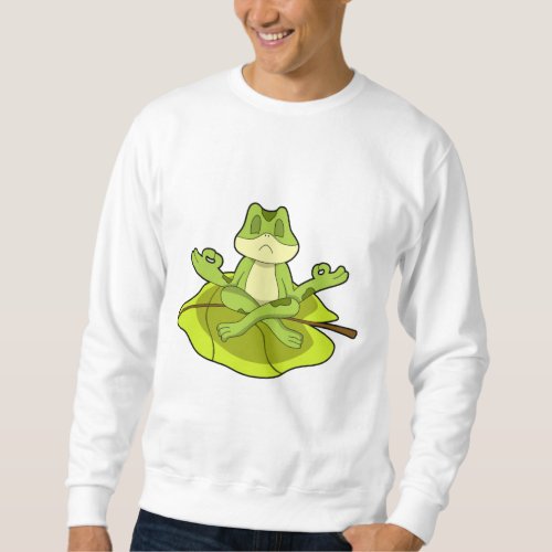 Frog at Meditate Sweatshirt