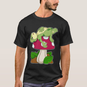 Frog at Sleeping with Mushroom T-Shirt