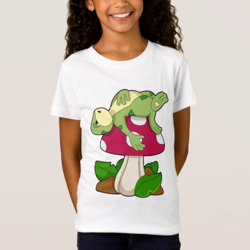 Frog at Sleeping with Mushroom T_Shirt