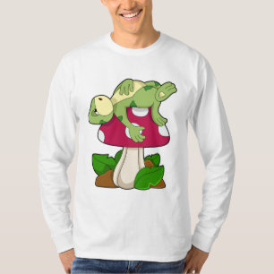 Frog at Sleeping with Mushroom T-Shirt