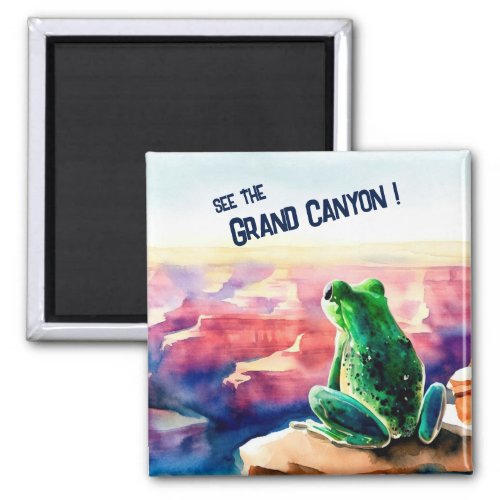 Frog at the Grand Canyon Souvenir Magnet