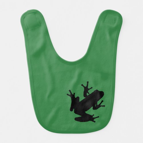 frog baby bib