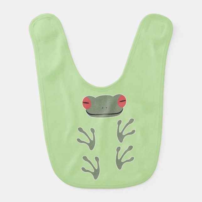 Frog Baby Bib (Front)