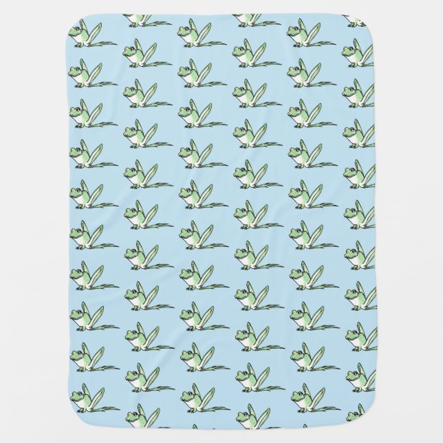 frog baby blanket (Front)