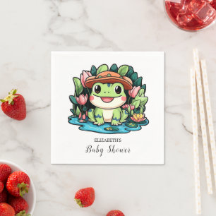 Frog Baby Shower Napkins