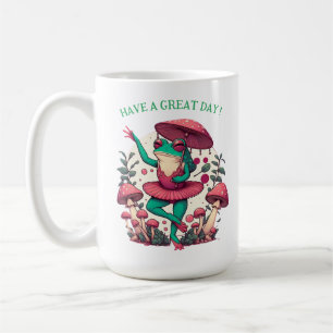 Frog ballerina Magical Dance Fairy tale Aesthetic Coffee Mug